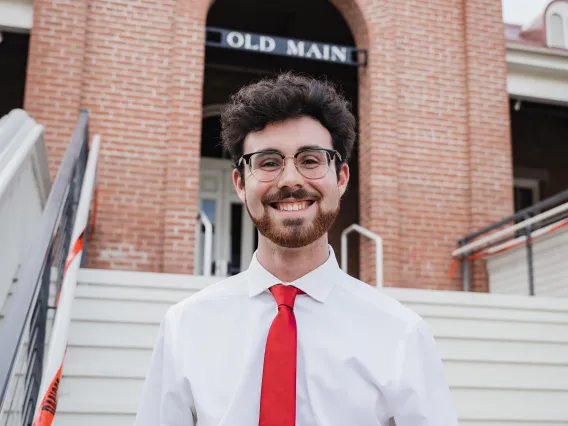 student headshot old main background