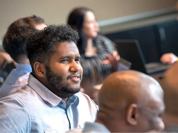 Students engaged in a classroom