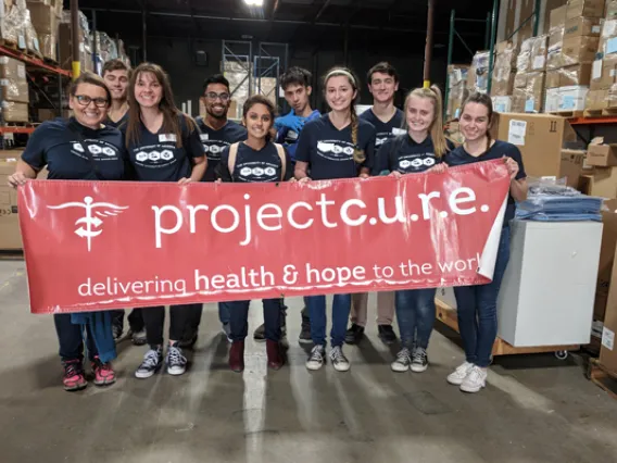 Students on Alternative Spring Break at Project Cure