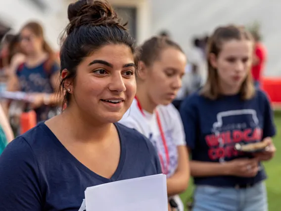 Female student 