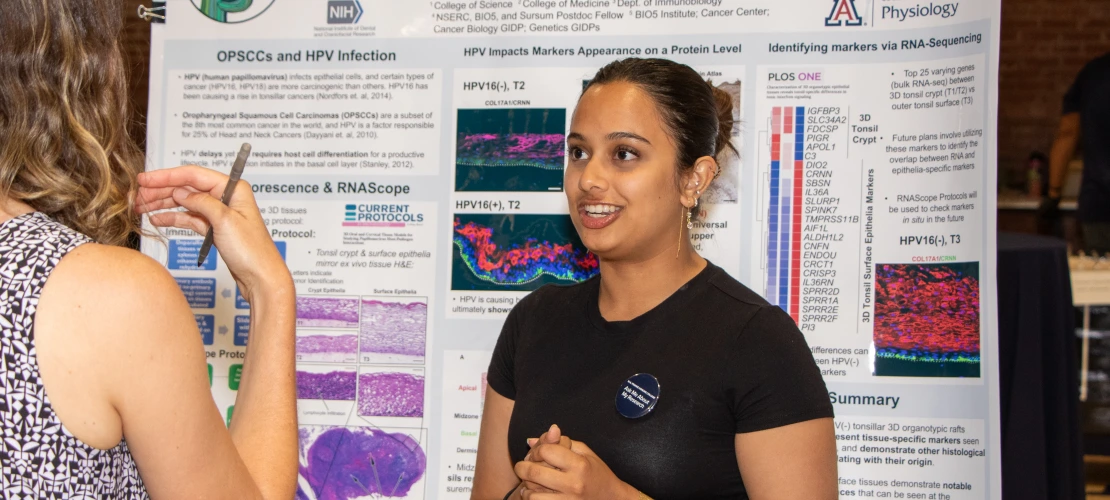 Student shows work at Pinnacle 2024