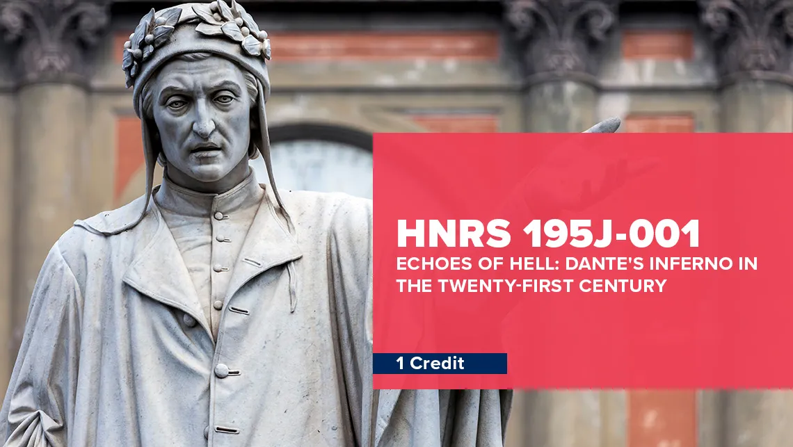 Statue of Dante Alighieri in Naples, Italy