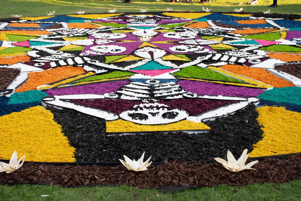 Day of the Dead mural