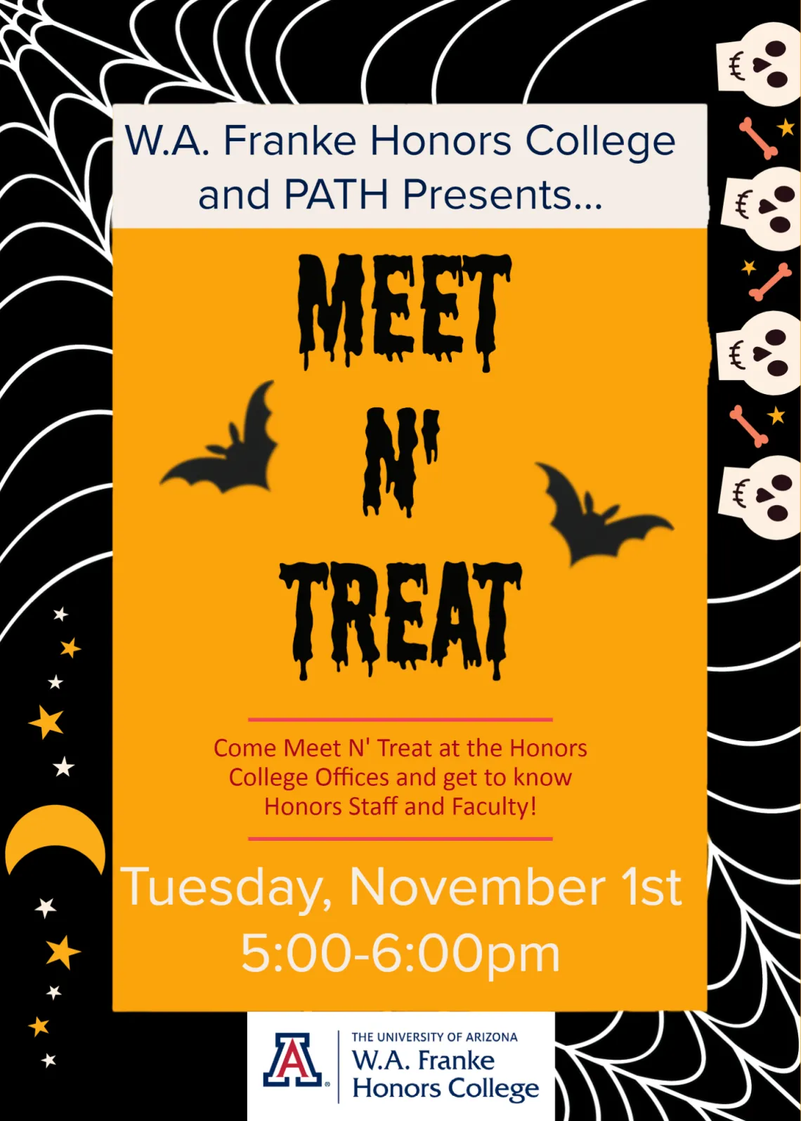 Flyer for Meet n Treat Event 
