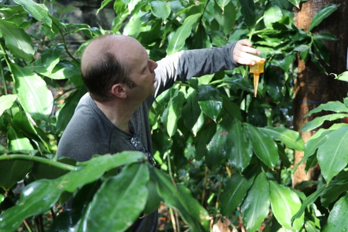 Dr. Joost van Haren in the biosphere 2