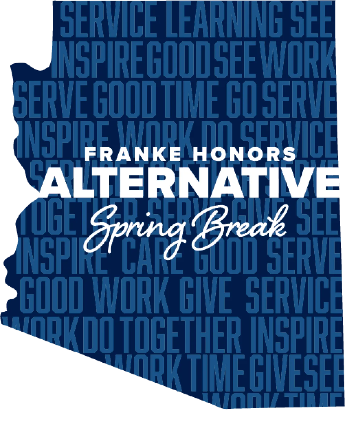 Franke Honors Alternative Spring Break Logo