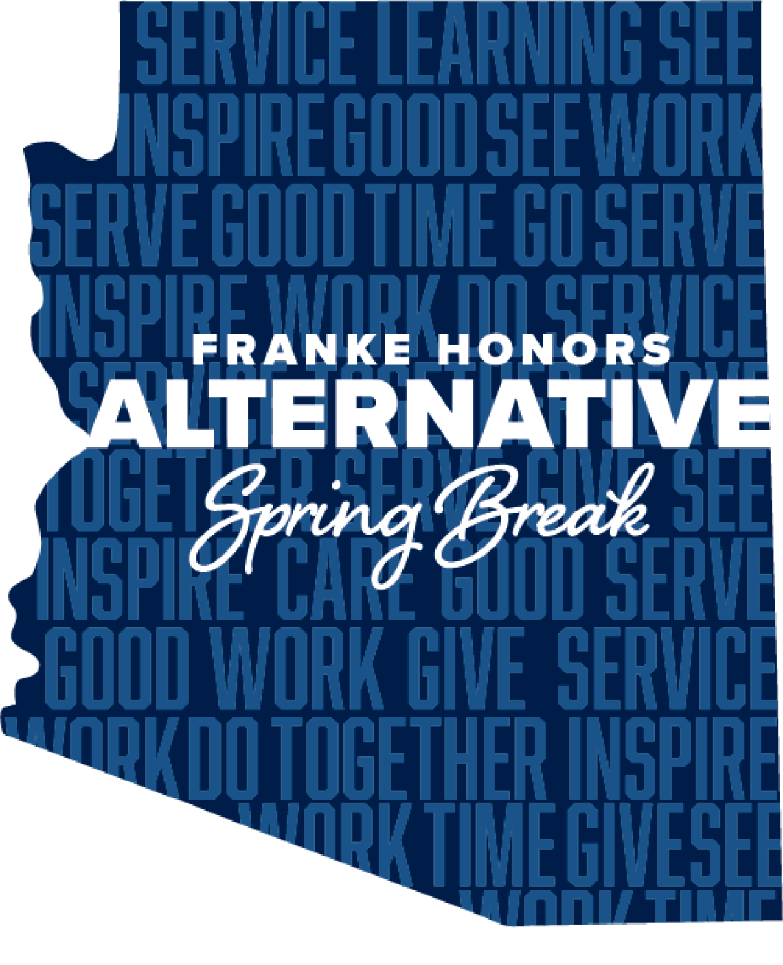Franke Honors Alternative Spring Break Logo
