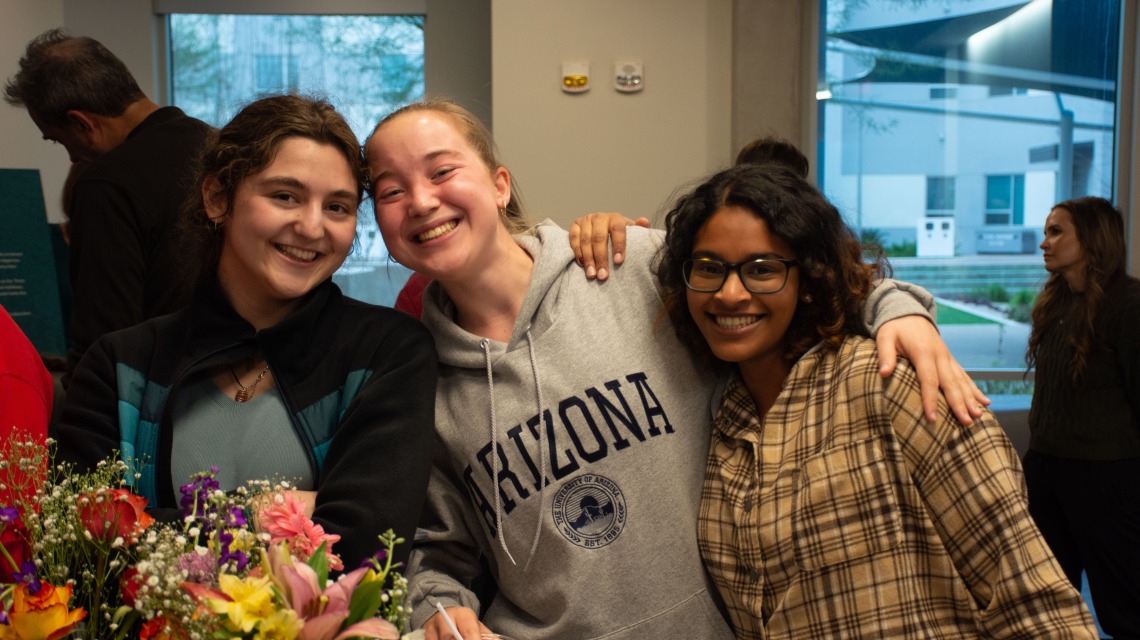 Students make connections and friends at a recent event.