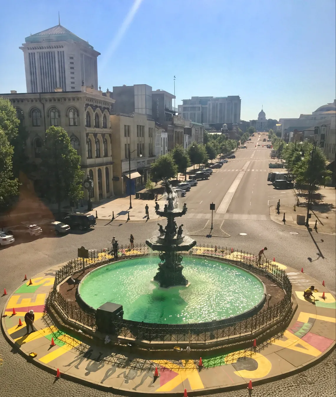 Court Square Fountain in Montgomery, AL