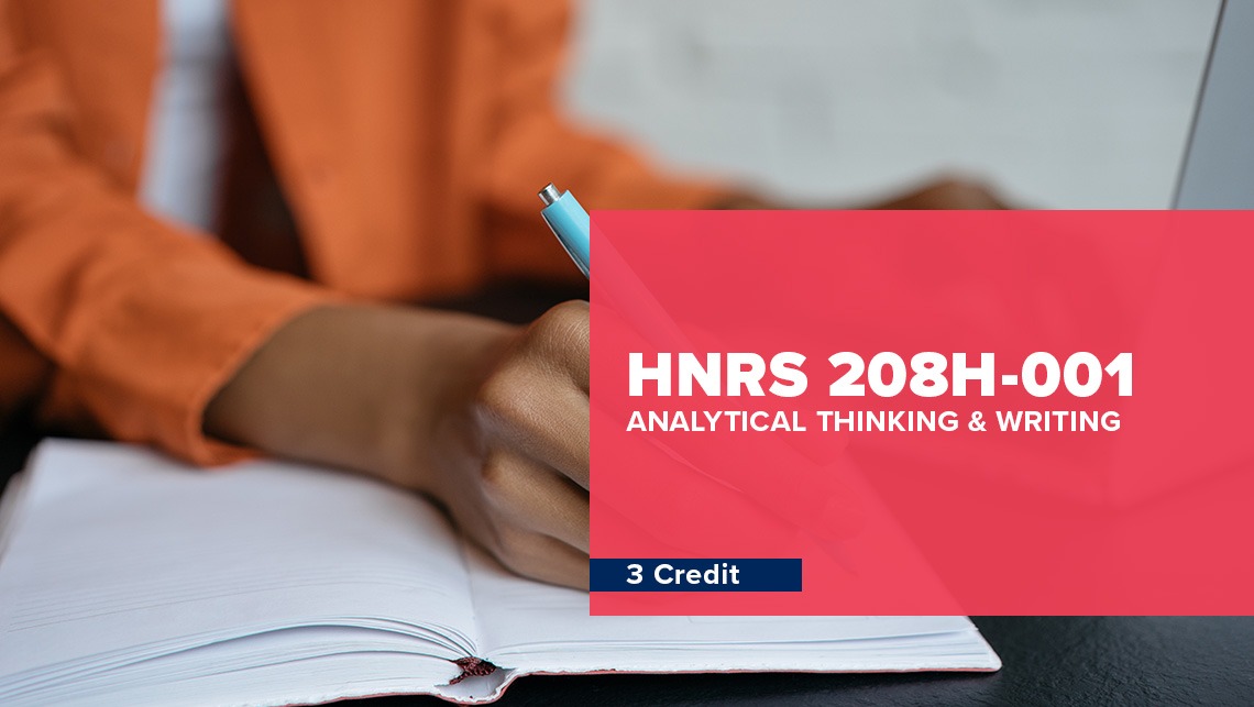 Header for Analytical Thinking & Writing