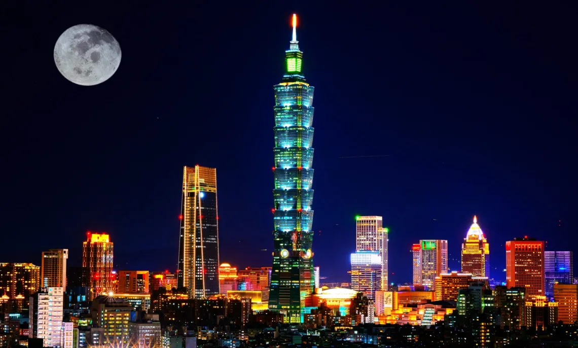 Taipei at night