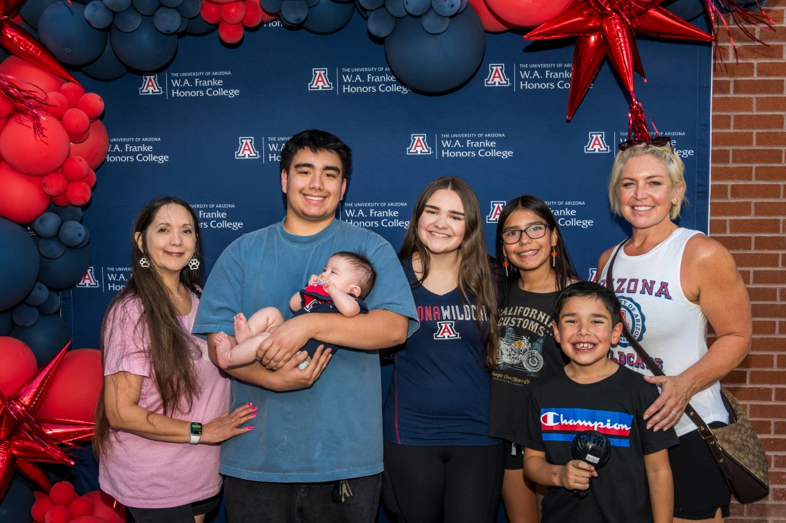 Visiting Wildcat family