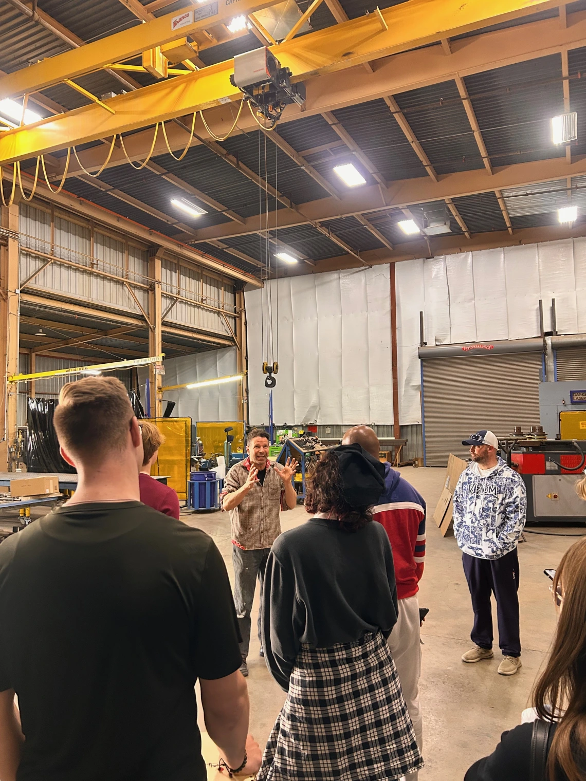 BCII students visit Creative Machines