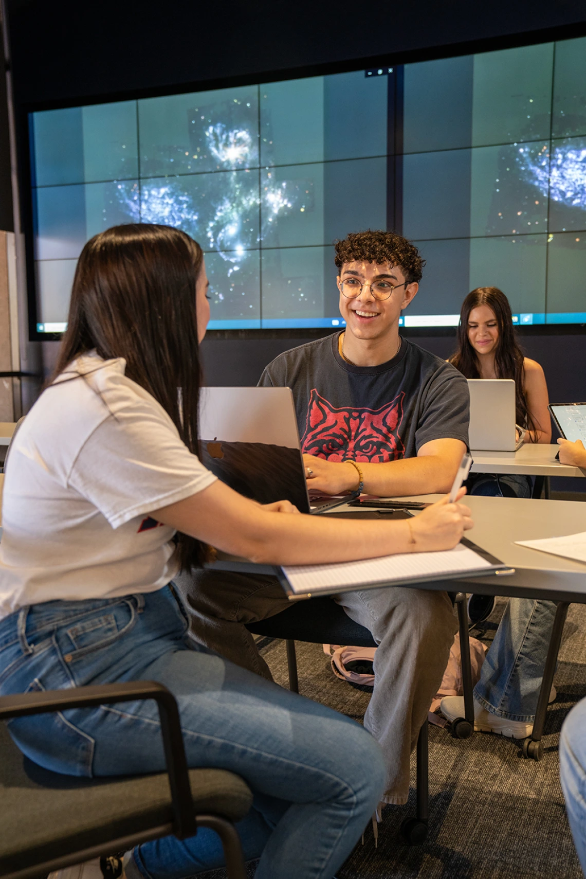 Students working in the Student Success District 