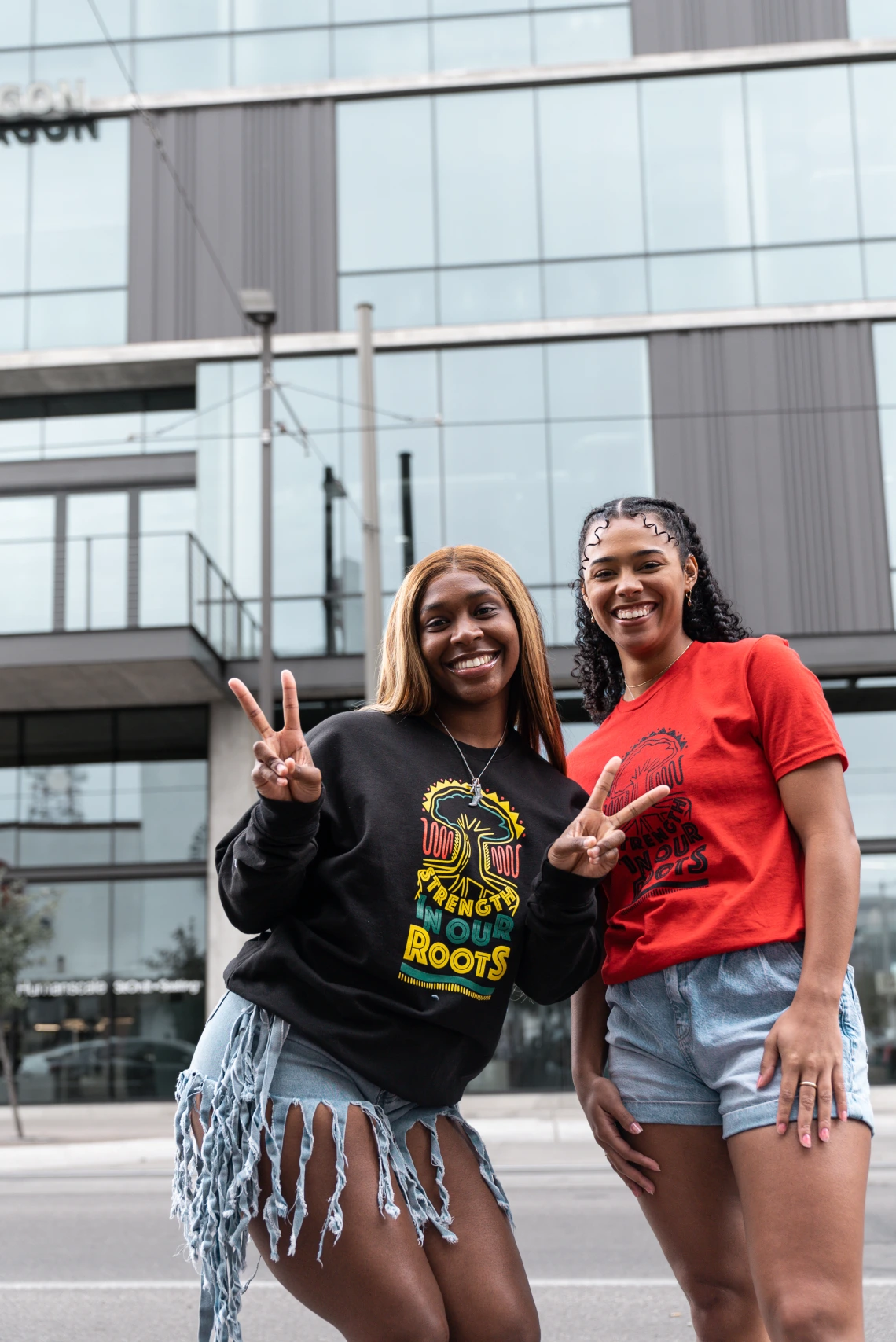 Two students downtown Tucson