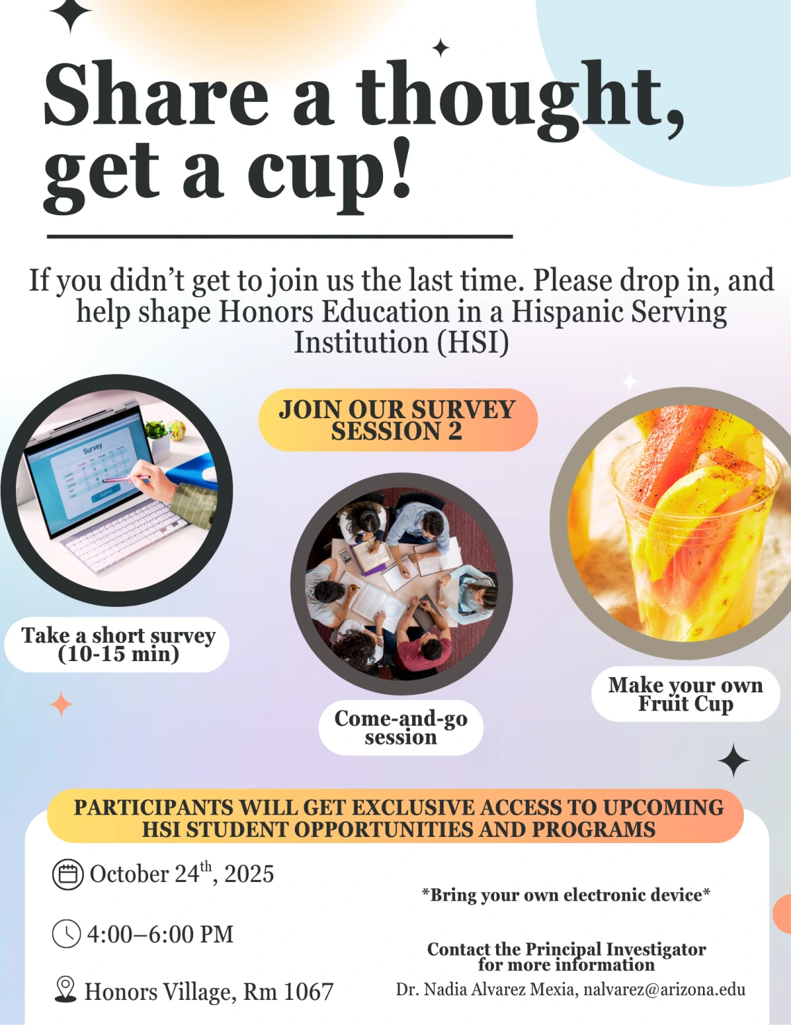 HSI Second Session Flyer