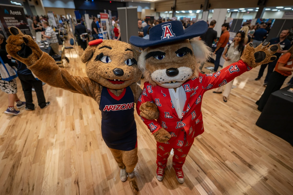 Wilbur and Wilma at STEM Career Fair