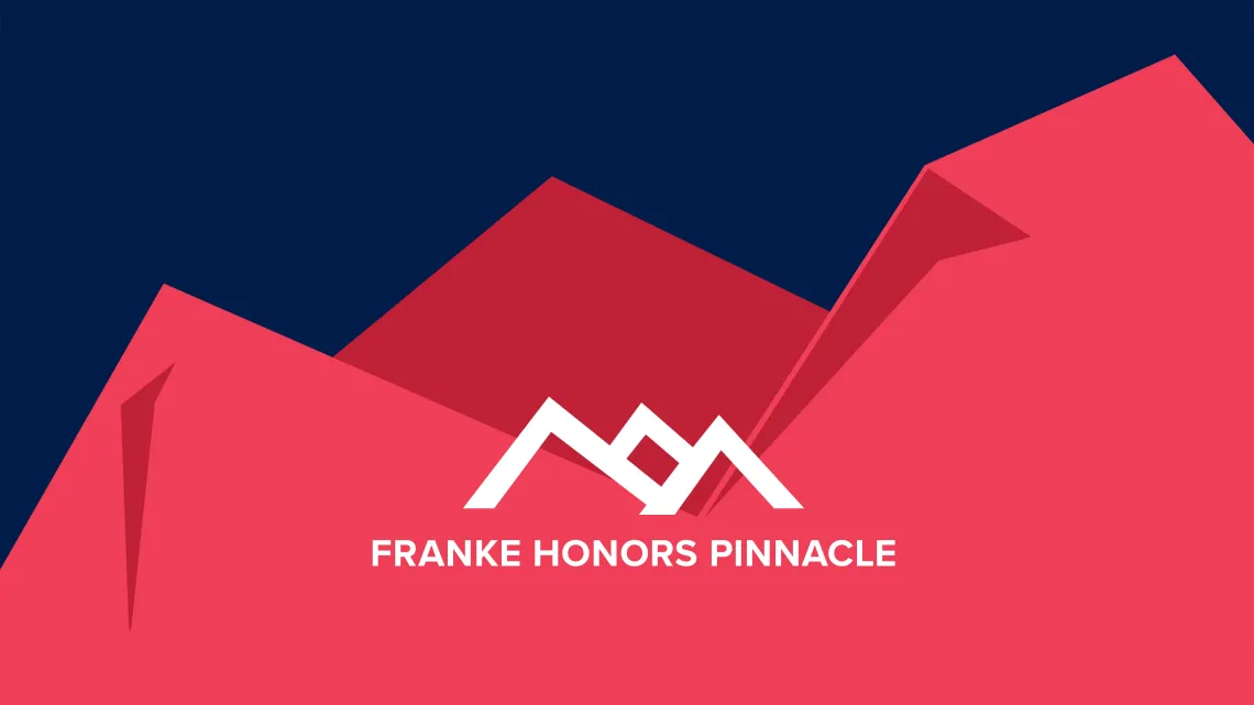 Franke Honors Pinnacle Graphic