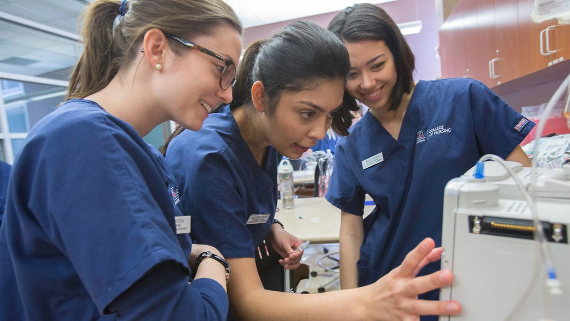 Female student nurses