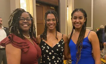 Savanna Saunders at NAACP banquet