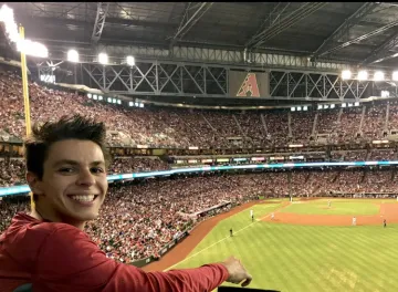 Alex Nunez at diamondbacks game