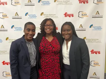 pearl and precious craig pictured with cheree meeks 