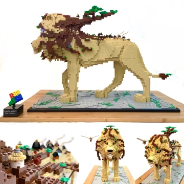 spirit lion lego creation