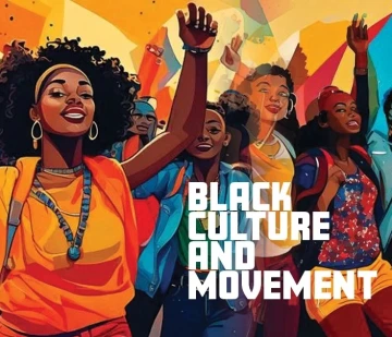 black culture and movement graphic