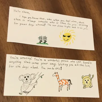 Encouragement notes