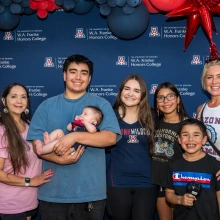 Visiting Wildcat family