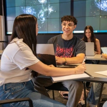 Students working in the Student Success District 