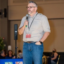 Man giving presentation