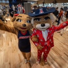 Wilbur and Wilma at STEM Career Fair