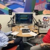 Dr. Pollard and Dr. Kannan record an episode of the It's an Honor podcast