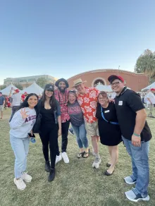 group of people in front of bear down gym on the mall