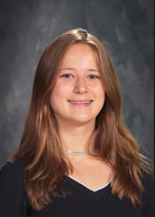 student headshot gray background